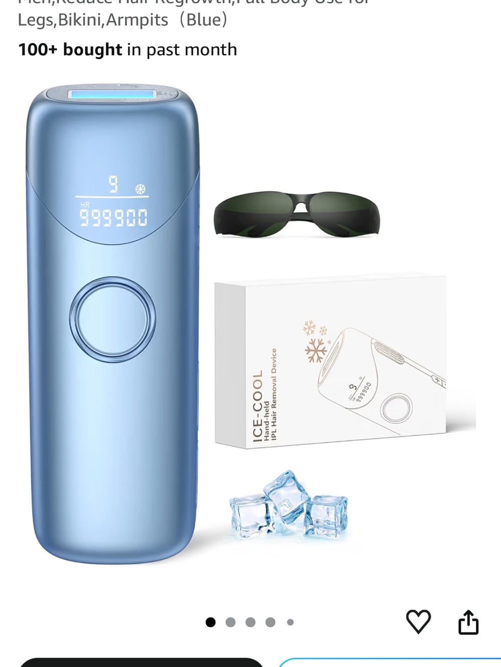 brand new laser IPL Hair Removal Device with ice cooling